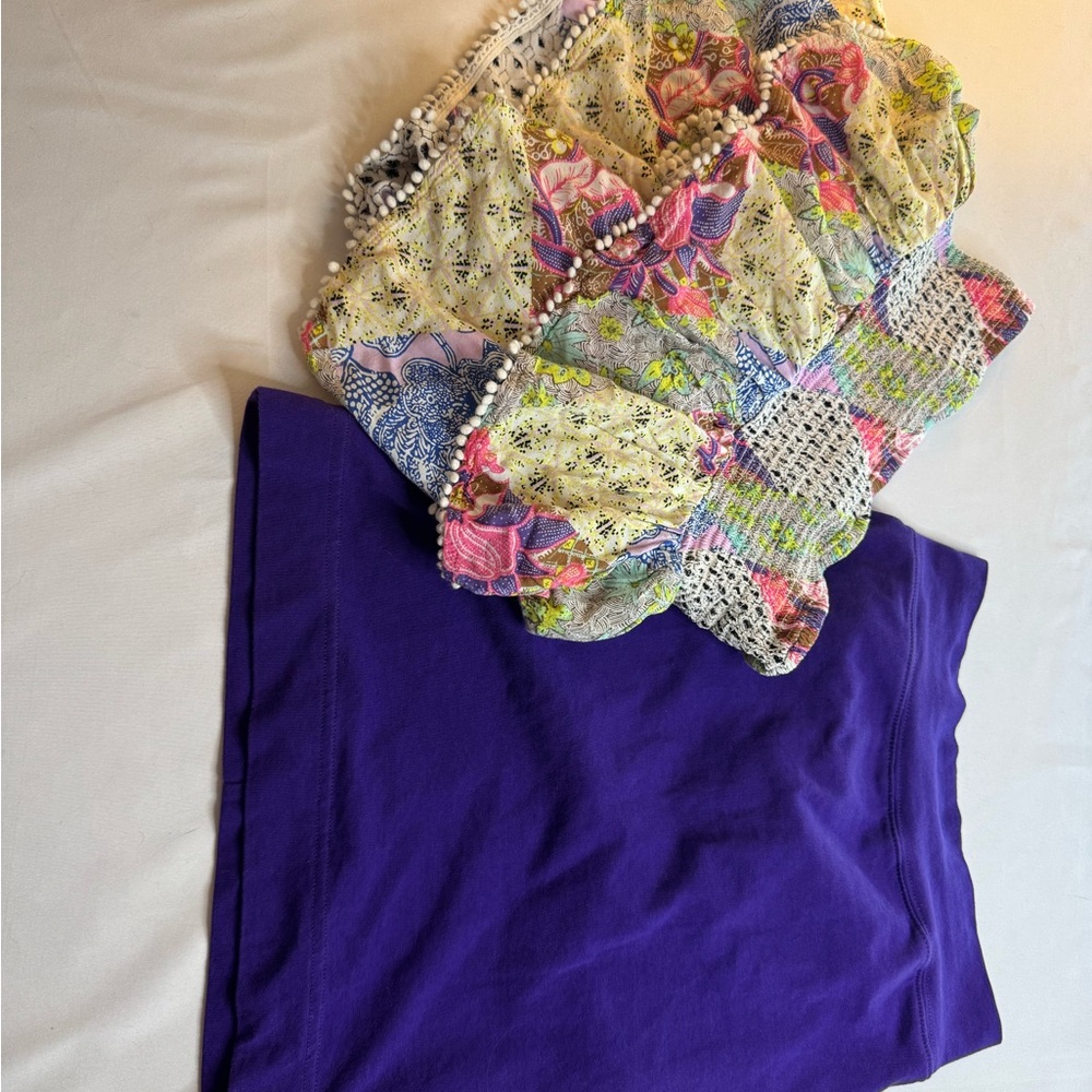 Victoria’s Secret Moda International Multicolor & Purple Skirt, Women’s Clothing - Picture 2 of 9